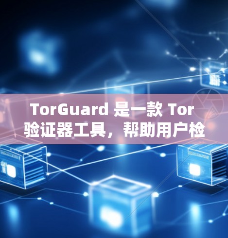TorGuard 是一款 Tor 验证器工具，帮助用户检测 Tor 网络的可信度和稳定性。它通过实时检测 Tor 网络中的恶意行为，确保 Tor 网络的安全性和可用性