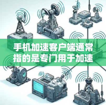 手机加速客户端通常指的是专门用于加速手机应用或网络速度的客户端软件。这些应用可以帮助用户更快地使用各种应用，避免因网络速度过慢而延迟，从而提升用户体验。以下是一些常见的手机加速客户端及其功能